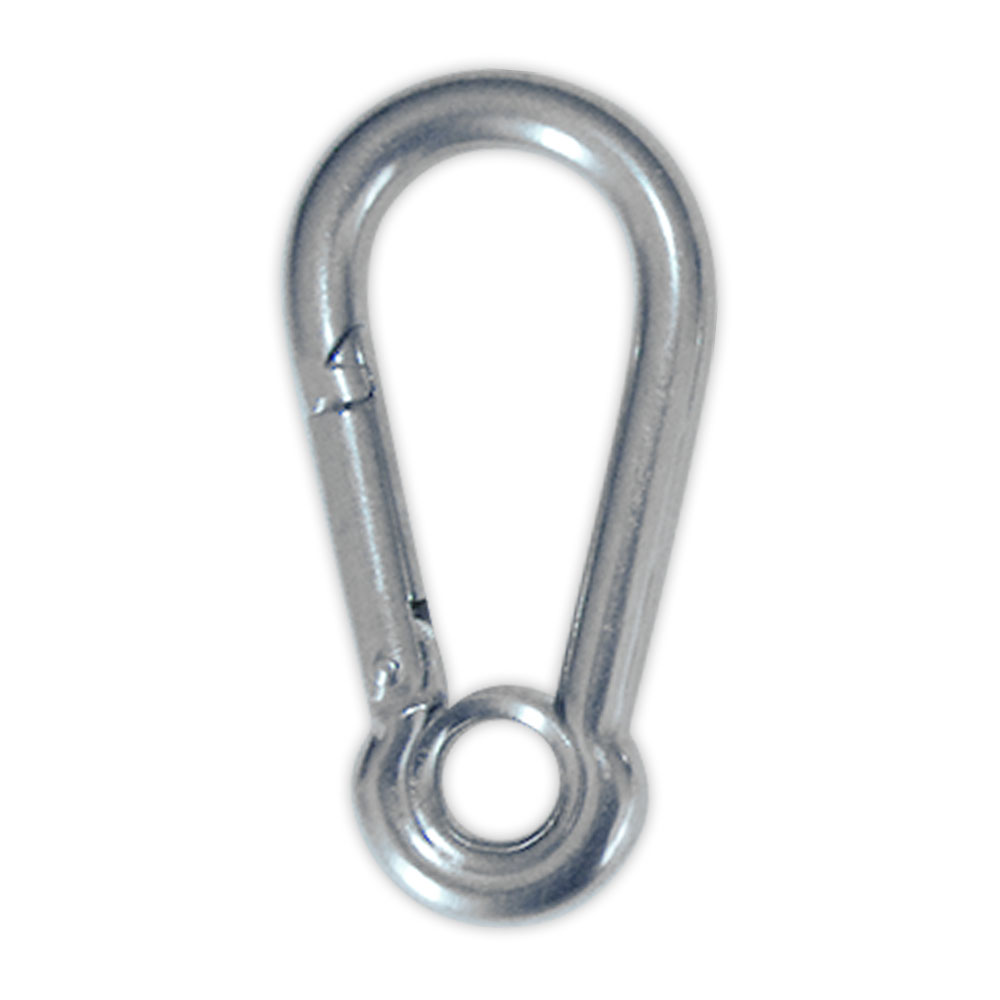 Picture of Stainless Steel 80mm Carbine Hook with Eye